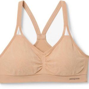 Patagonia Women's Barely Sports Bra Racerback Size XS Sports Bra Nude Athletic